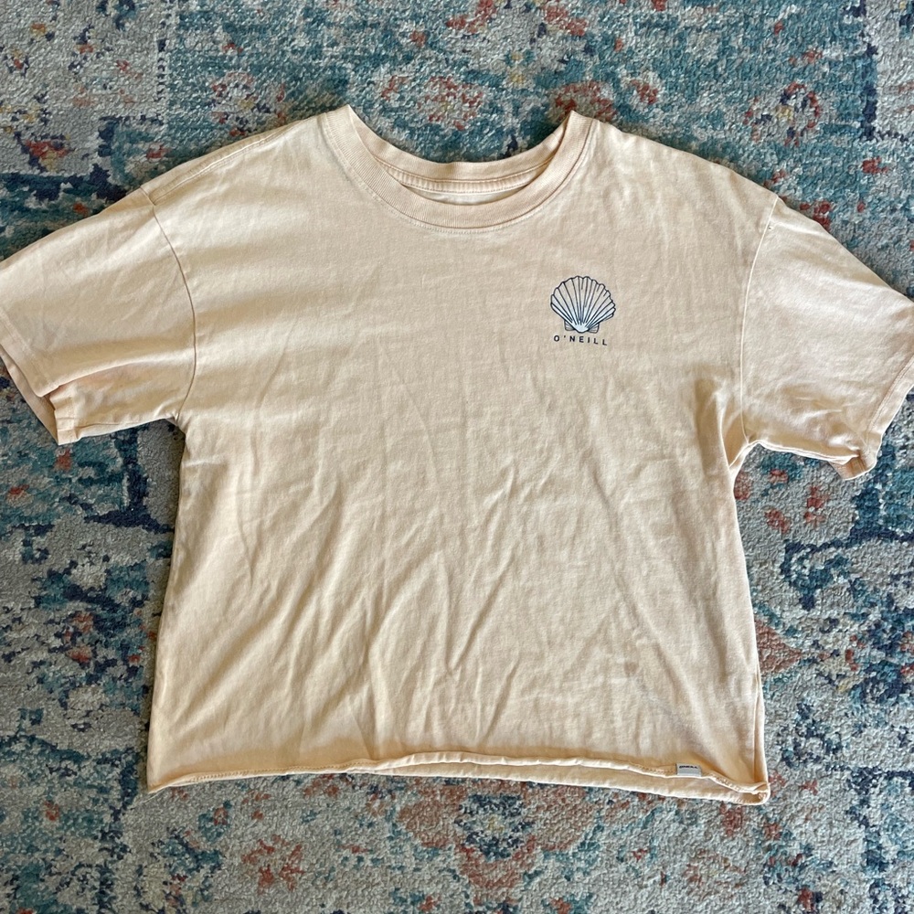 Peach O’neil crop top
